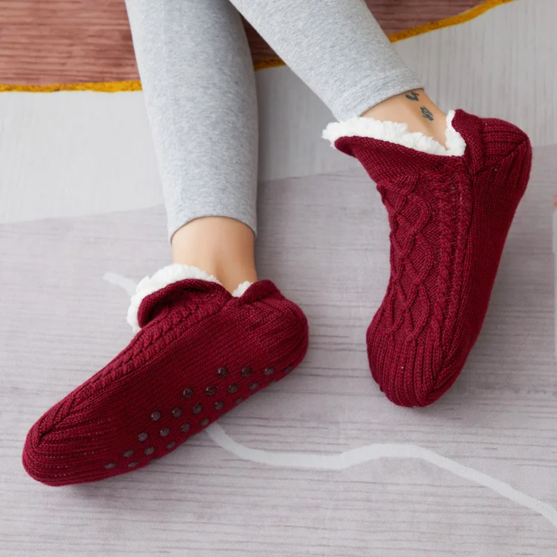 Chaussons thermiques en cachemire pour femme – Image 3