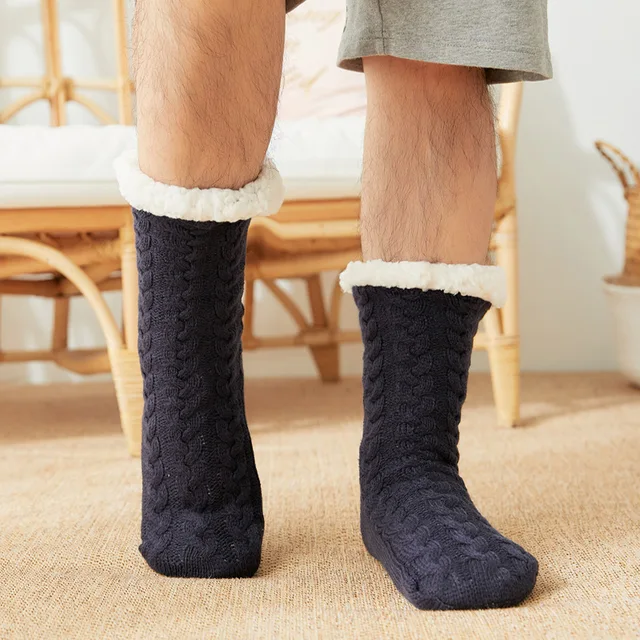 Chaussons thermiques en coton épais pour hommes (haut) – Image 2