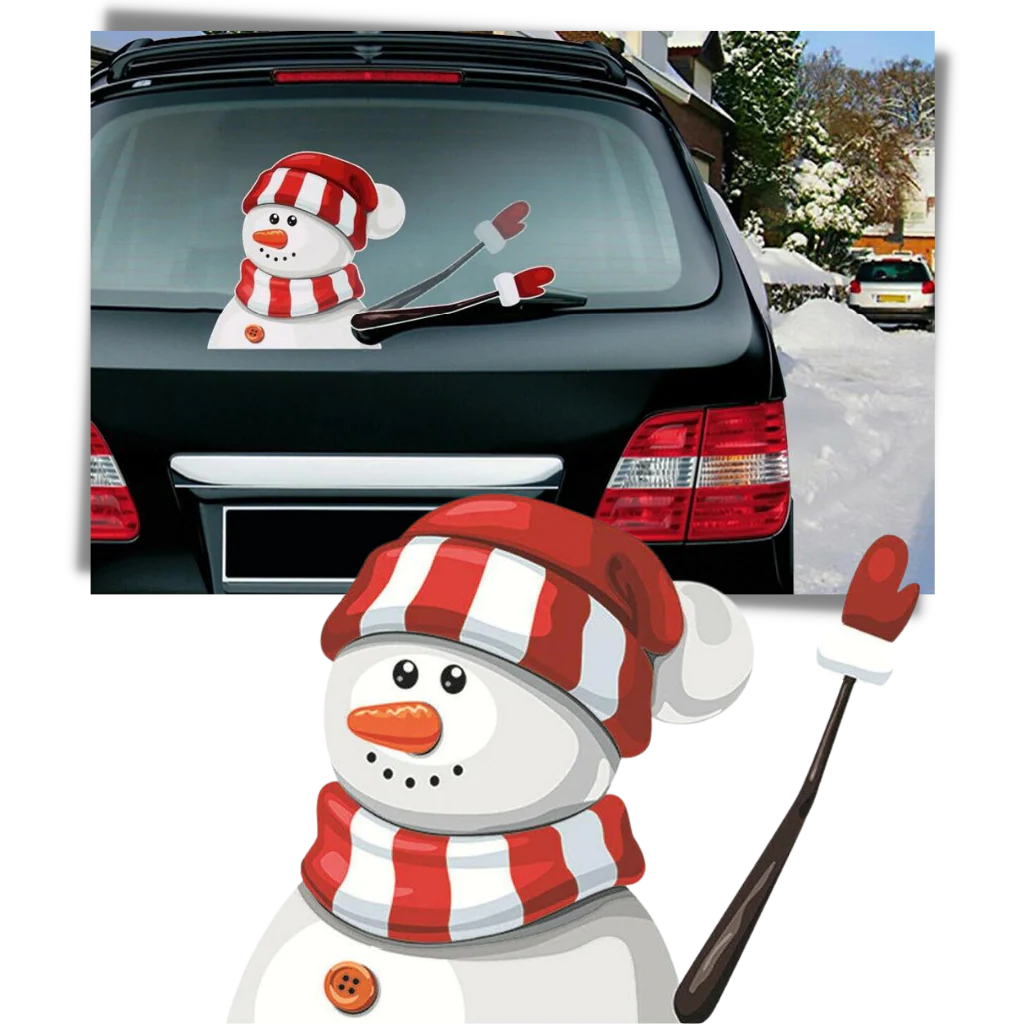 Autocollant de Noël pour essuie glace – Image 8