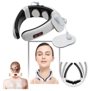 Masseur de cervical à traction circulaire avec chauffage infrarouge