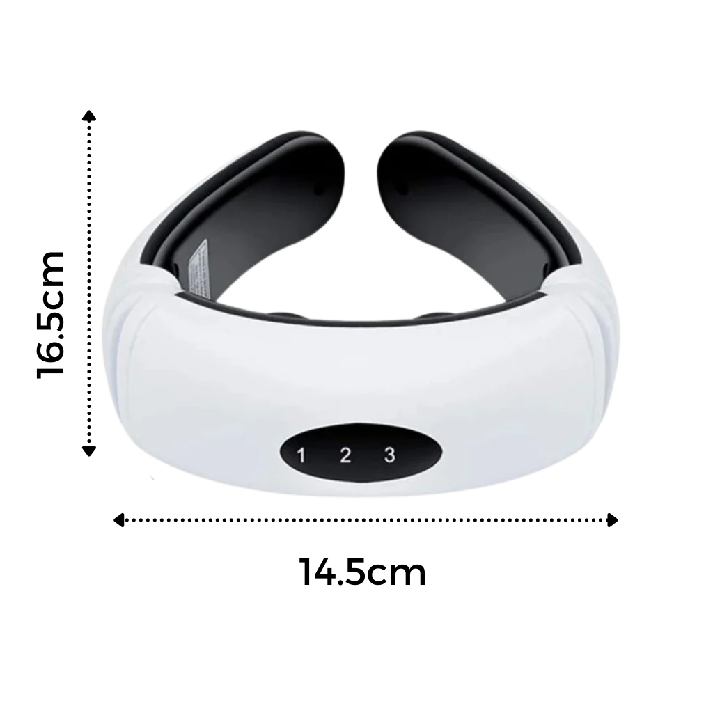 Masseur de cervical à traction circulaire avec chauffage infrarouge – Image 9