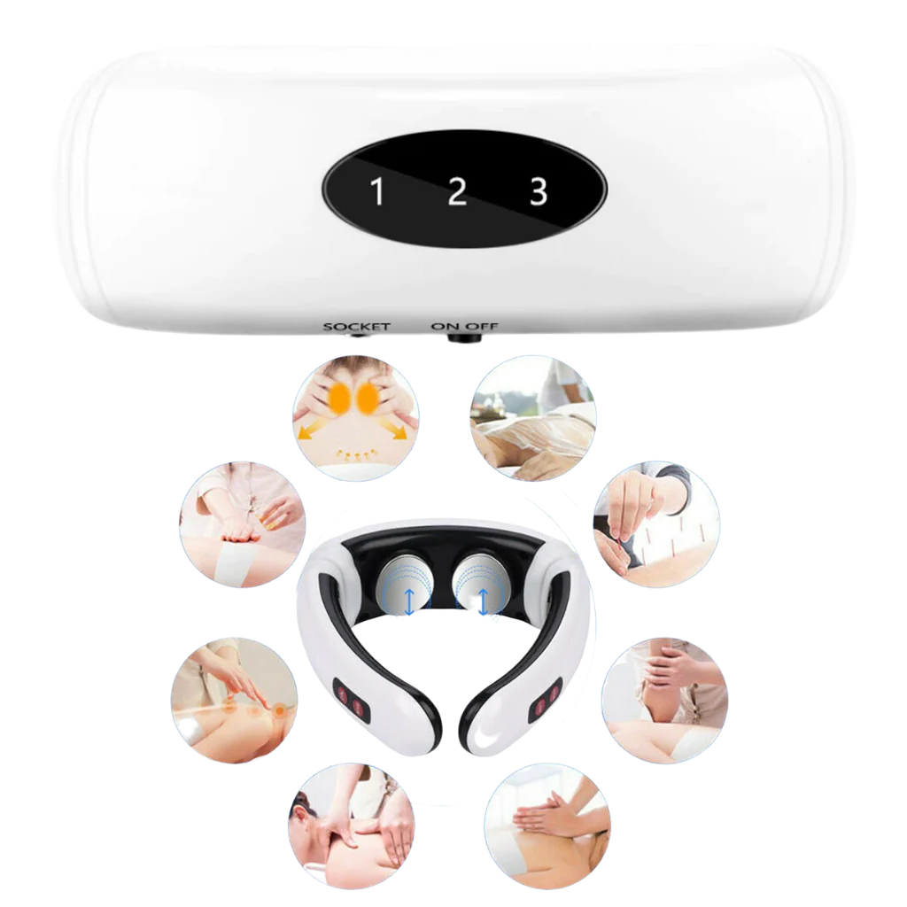 Masseur de cervical à traction circulaire avec chauffage infrarouge – Image 6