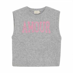 Pull sans manches Amour