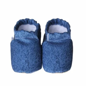 Chaussons 100% coton bio DENIM – Kifi Kids