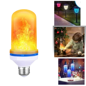 Lampe à flamme LED scintillante