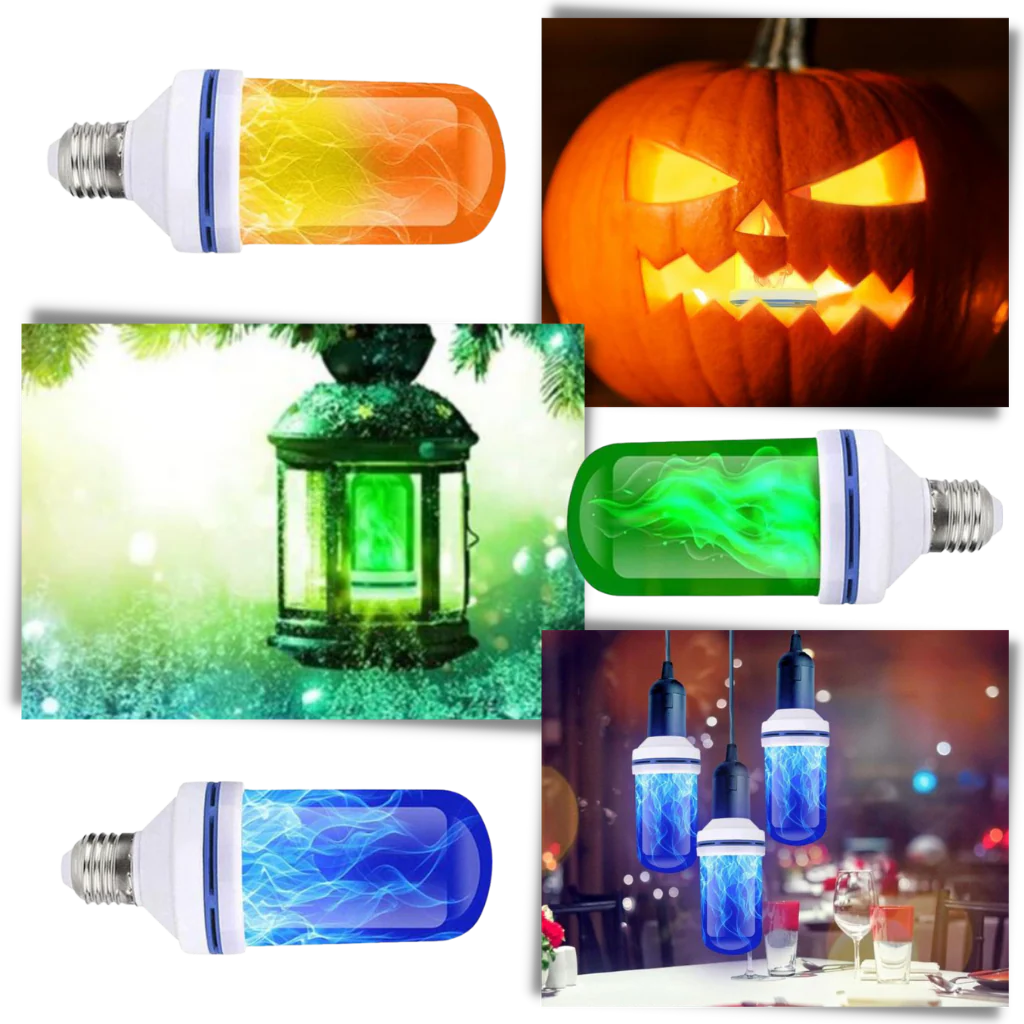 Lampe à flamme LED scintillante – Image 8