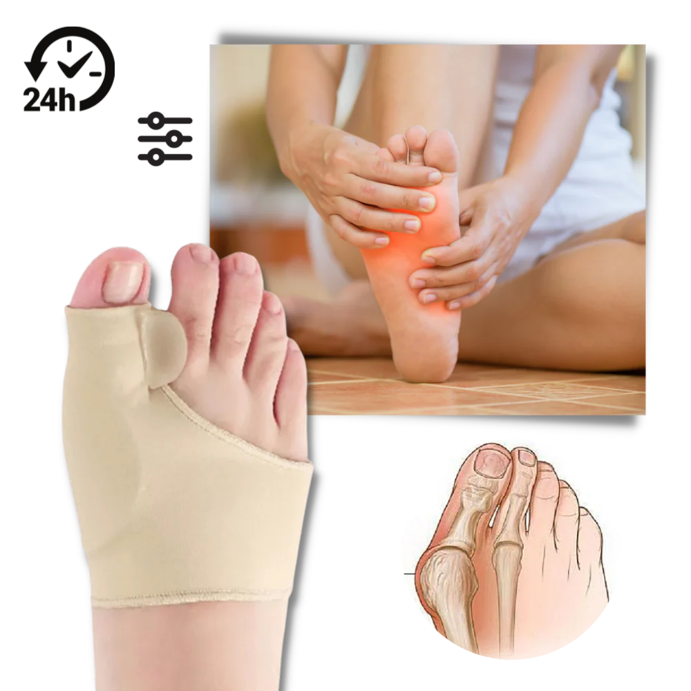 Correcteur d'oignons de pieds en gel