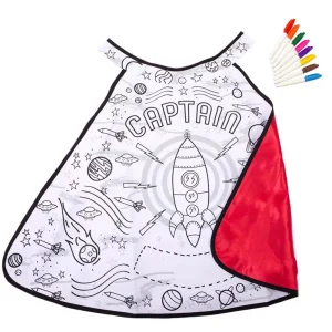 Cape à colorier Superhéro