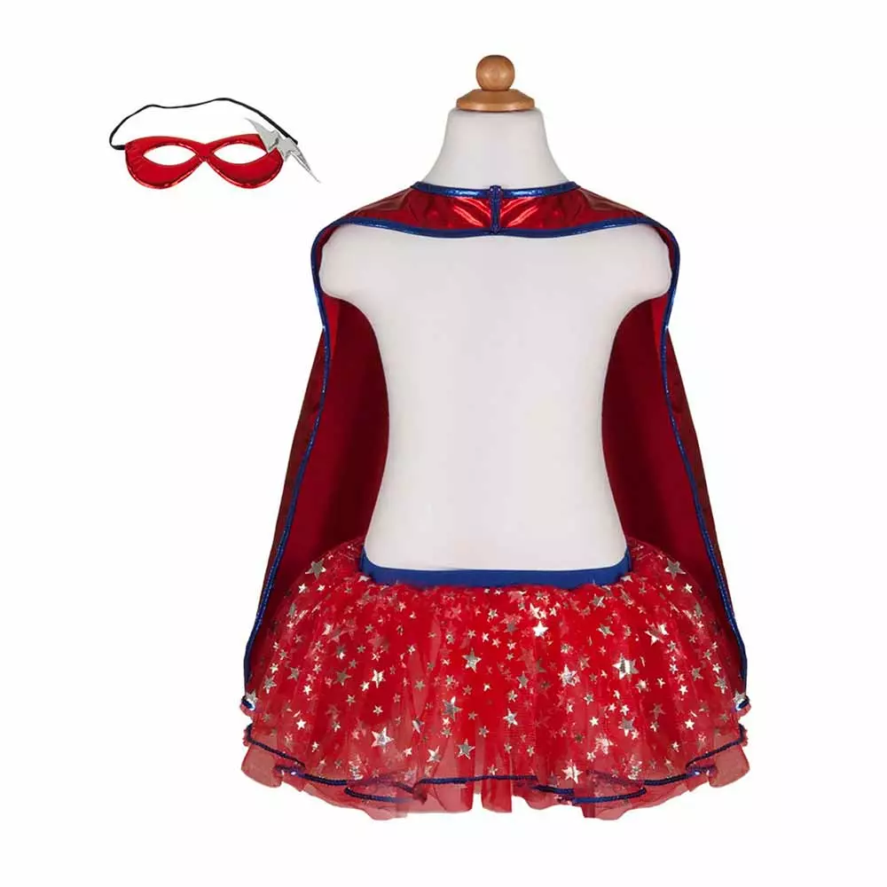 Tutu Superhero avec cape + masque – Image 2