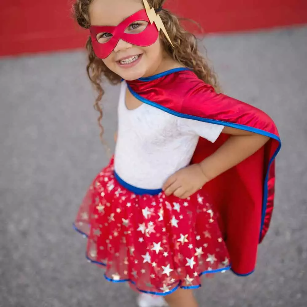 Tutu Superhero avec cape + masque – Image 3