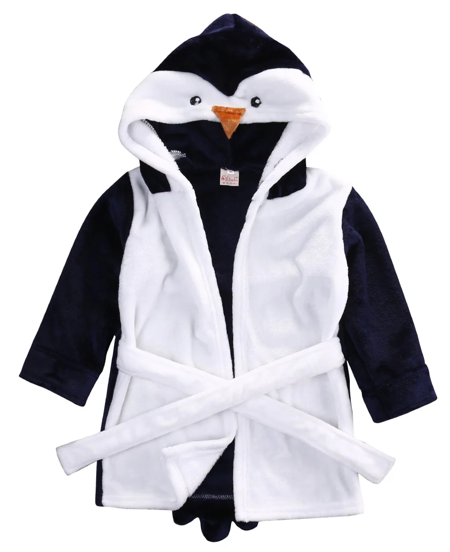 PEIGNOIR/ROBE DE CHAMBRE POLAIRE ENFANT ANIMAUX – Image 5