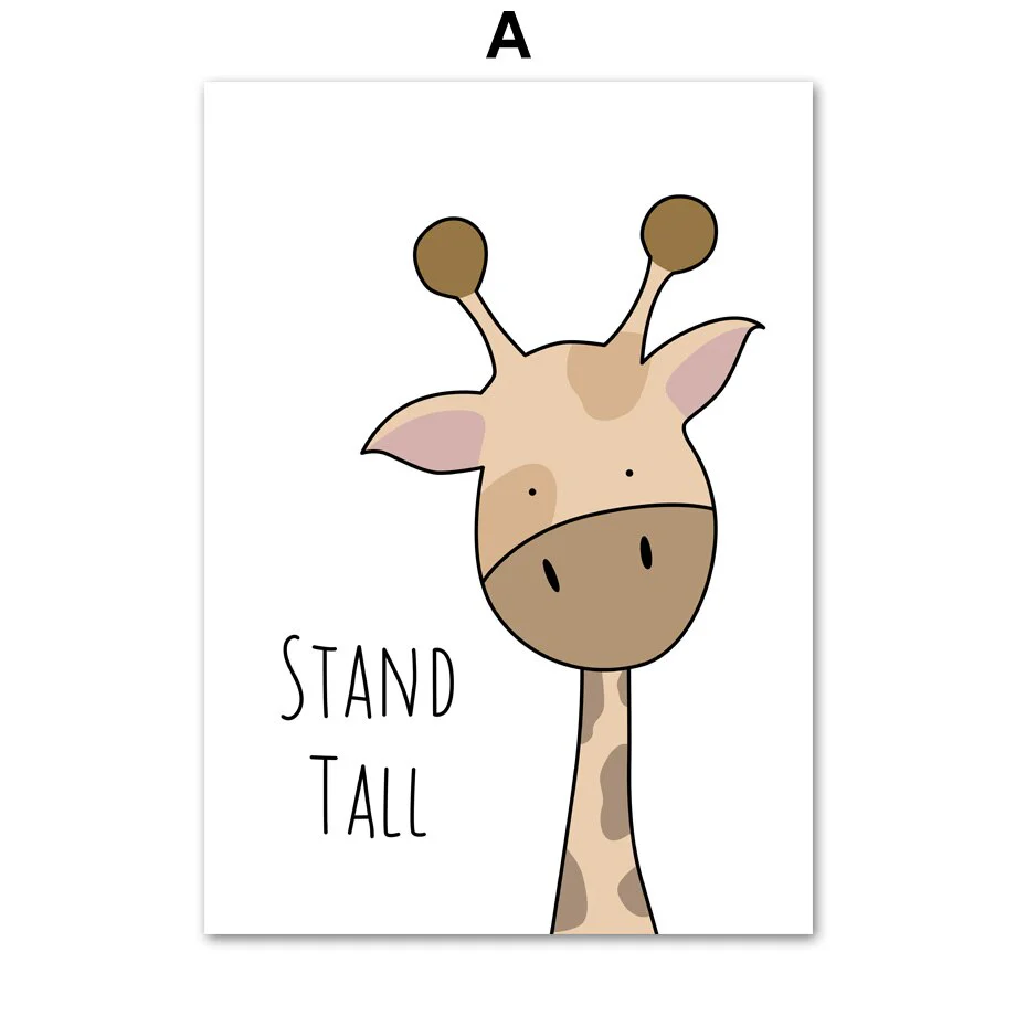 AFFICHE DÉCORATIVE ANIMAUX - CHAMBRE ENFANT – Image 3