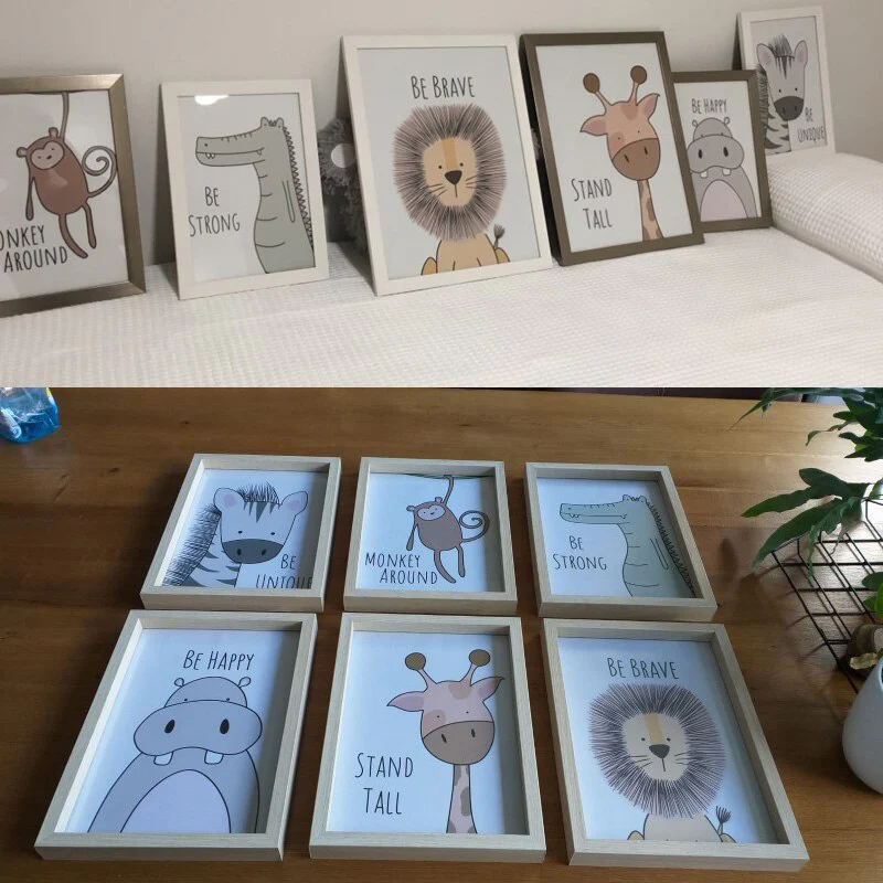 AFFICHE DÉCORATIVE ANIMAUX - CHAMBRE ENFANT – Image 6