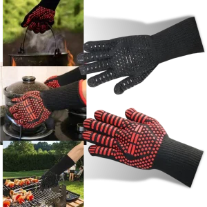 Gants pour barbecue résistant à la chaleur (1 paire)