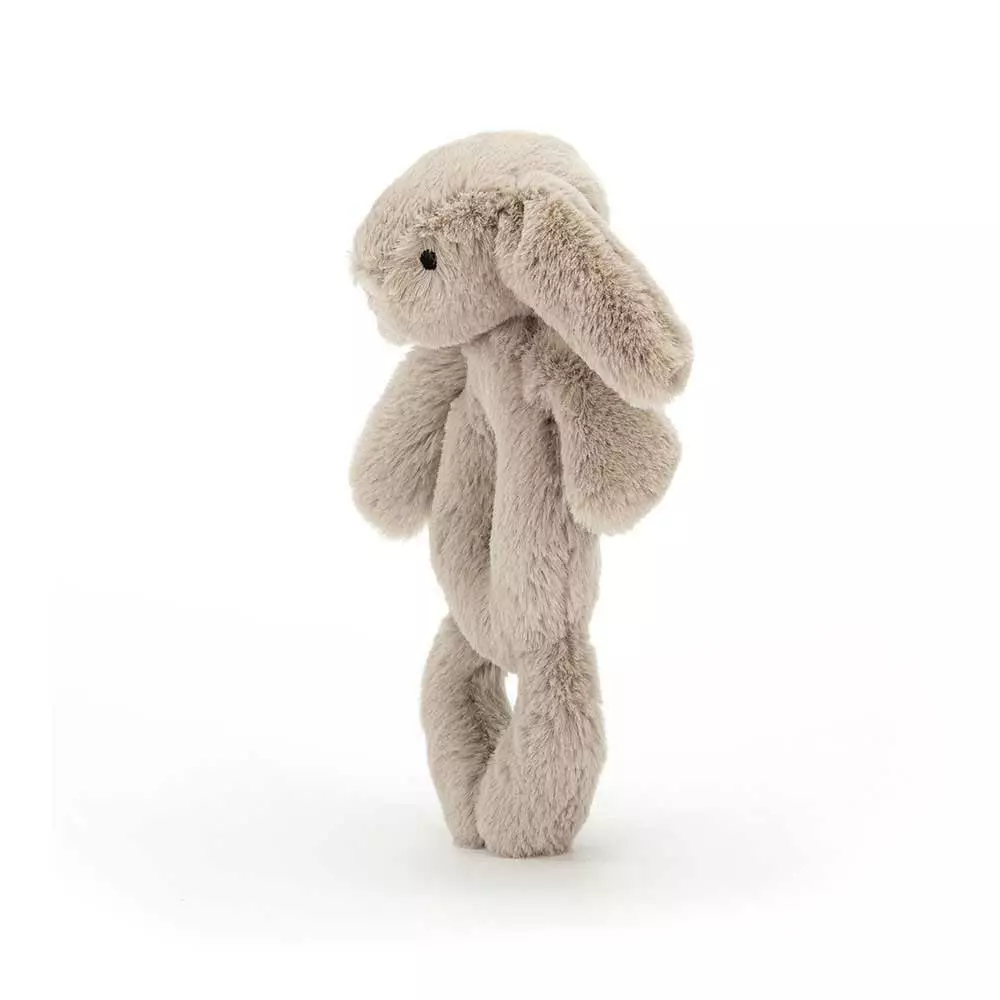 Bashful Beige Bunny Ring Rattle – Image 3