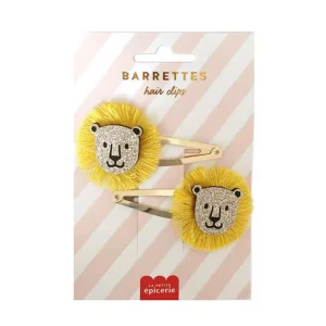 Barrettes Lion