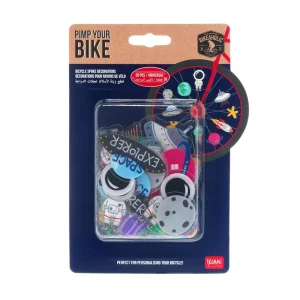 Set de 30 décorations pour rayons de vélo Space