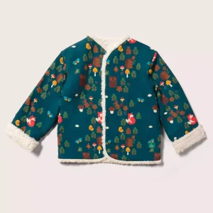 Veste douillette réversible Forêt Enchantée