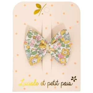 Barrette noeud ruban Liberty Betsy ann lemon