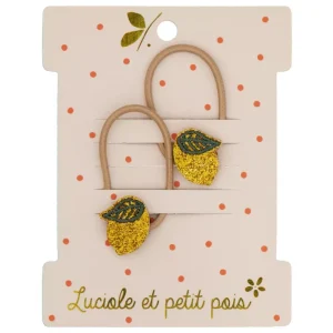 Elastiques mini citrons (paire)