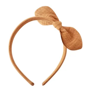 Serre-tête lapin gaze ambre