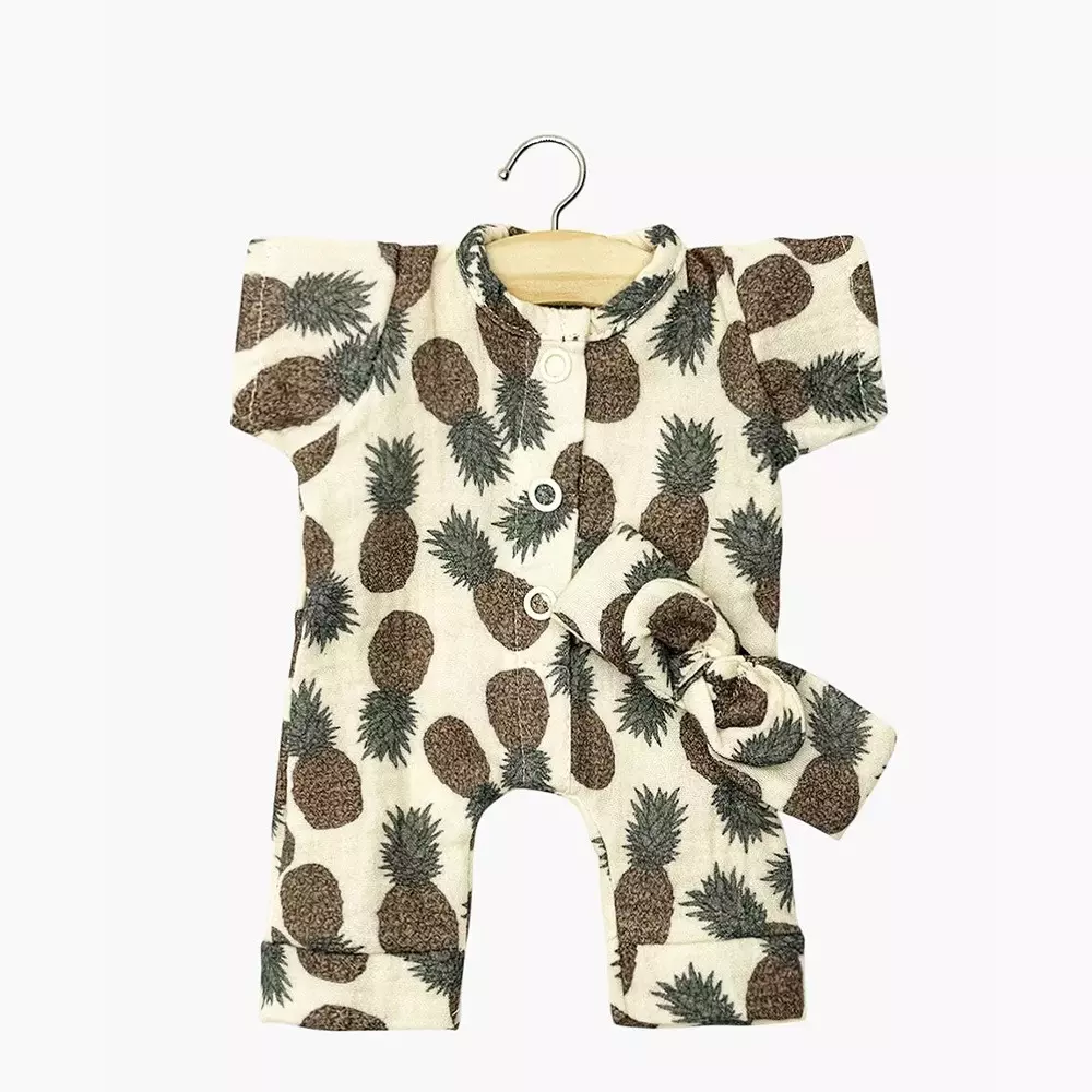 Babies – Combinaison Lili et son headband en gaze Ananas – Image 2