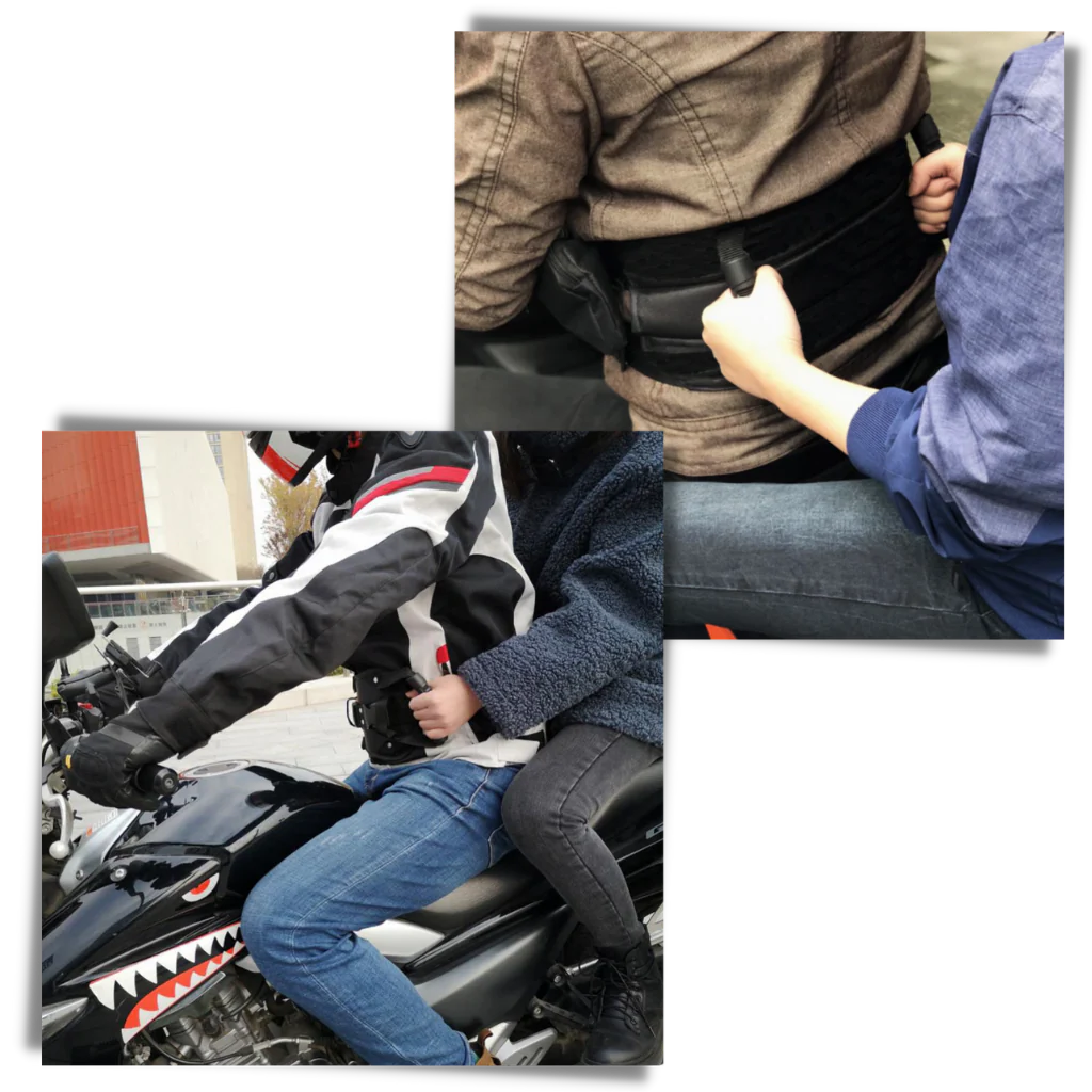 Ceinture de conducteur de moto pour le passager – Image 5