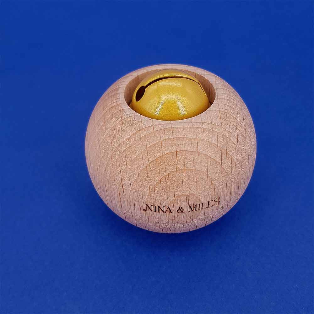 Hochet Jingla Boule doré – Image 2