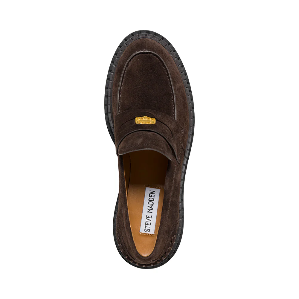 Pursuit Flat Shoe BROWN SUEDE – Image 6