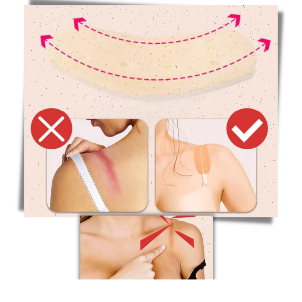 1 paire de protège-bretelles en silicone antidérapant pour soutien-gorge – Image 7