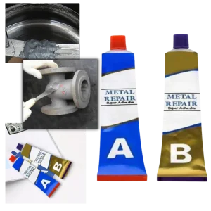 Pâte de réparation pour métaux industriels