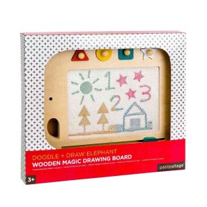 Ardoise magique en bois Eléphant