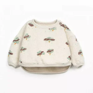 Sweat bébé en maille avec imprimé arbre