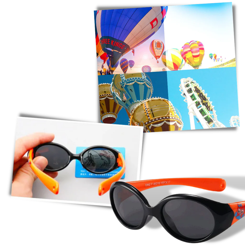 Lunettes de soleil polarisées pour bébé avec sangle de 0 à 3 ans – Image 7