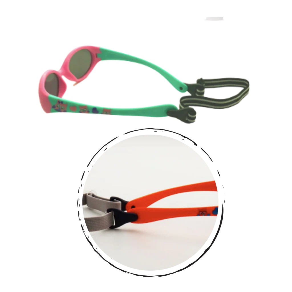 Lunettes de soleil polarisées pour bébé avec sangle de 0 à 3 ans – Image 5