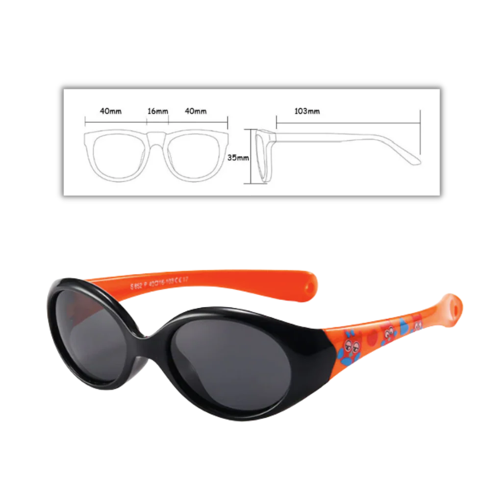 Lunettes de soleil polarisées pour bébé avec sangle de 0 à 3 ans – Image 9