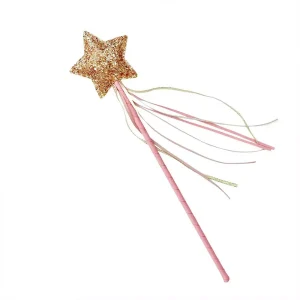 Baguette magique Pink Glitter Star