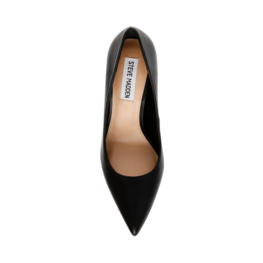Evelyn-E Pump BLACK LEATHER – Image 7