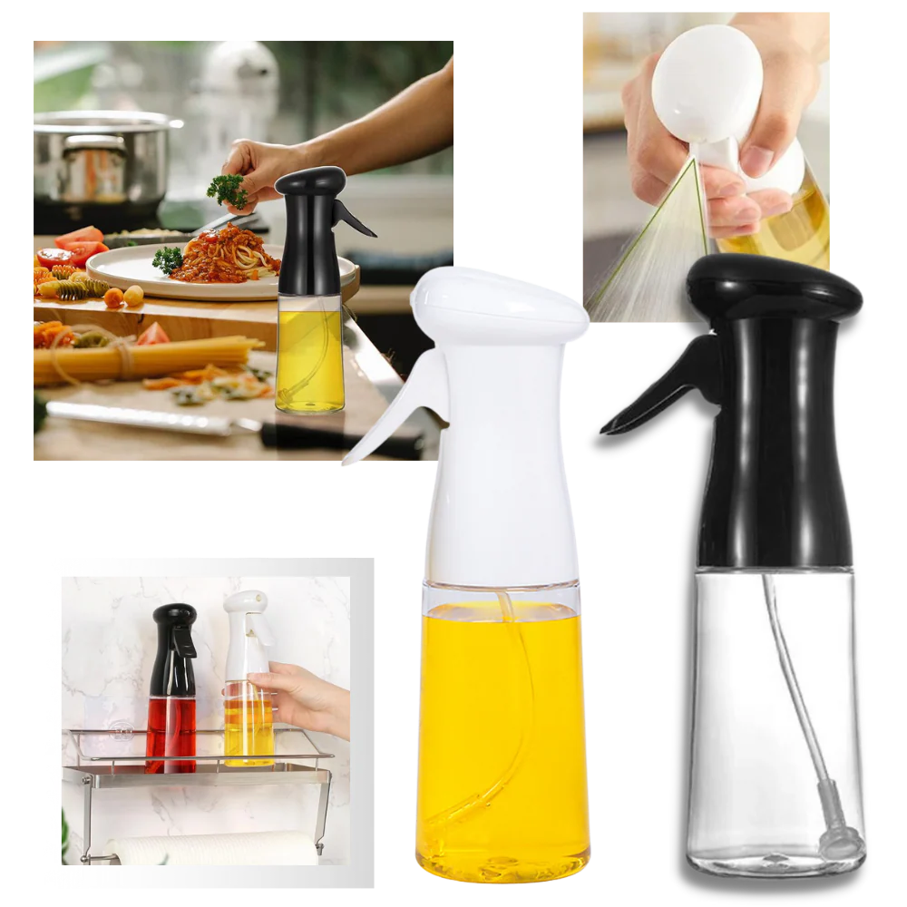 Bouteille de pulvérisation d'huile à pression