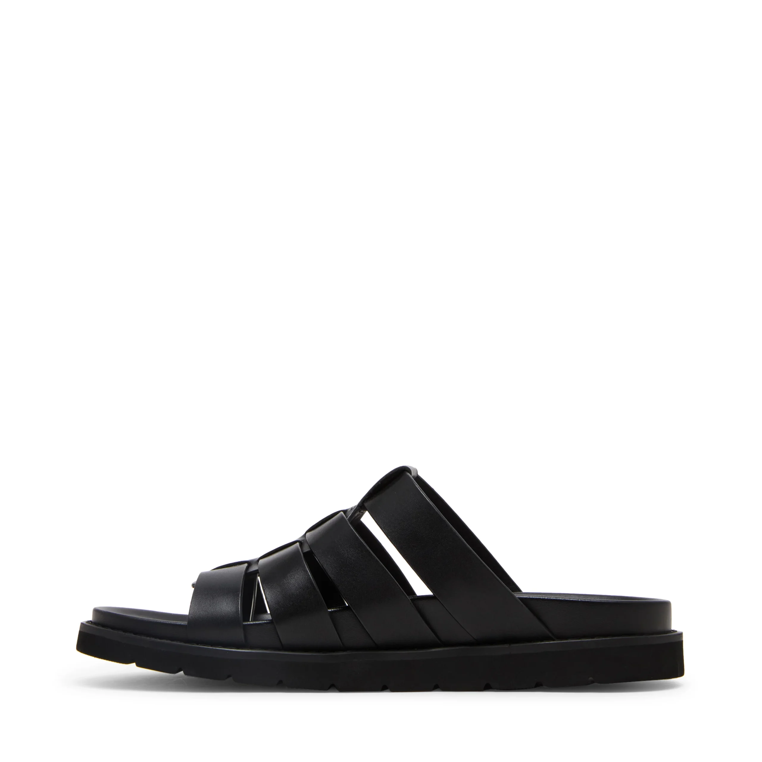 Ankara Sandal BLACK LEATHER – Image 6