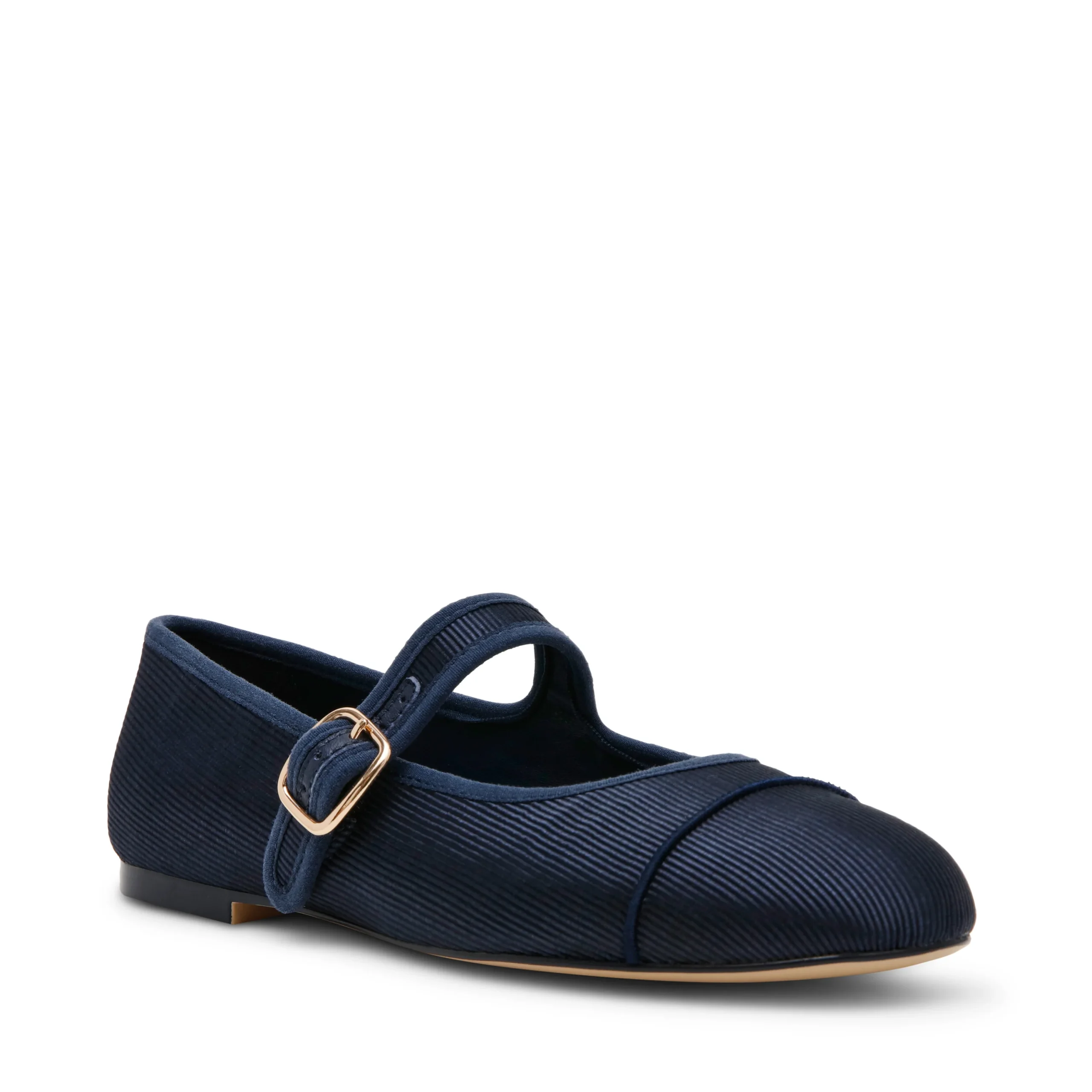 Dory Flat Shoe NAVY SATIN – Image 3
