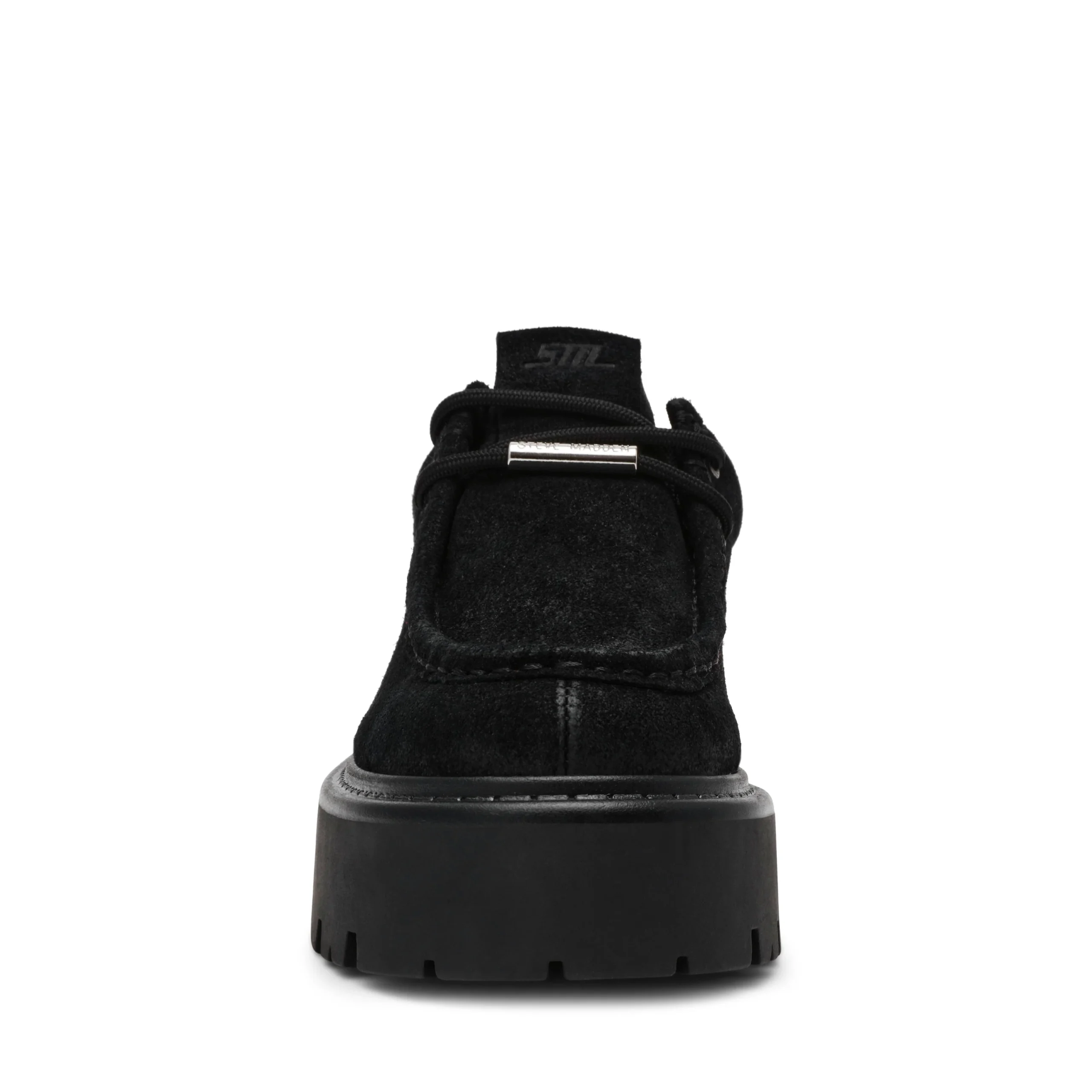 Offsetter Flat Shoe BLACK SUED – Image 4