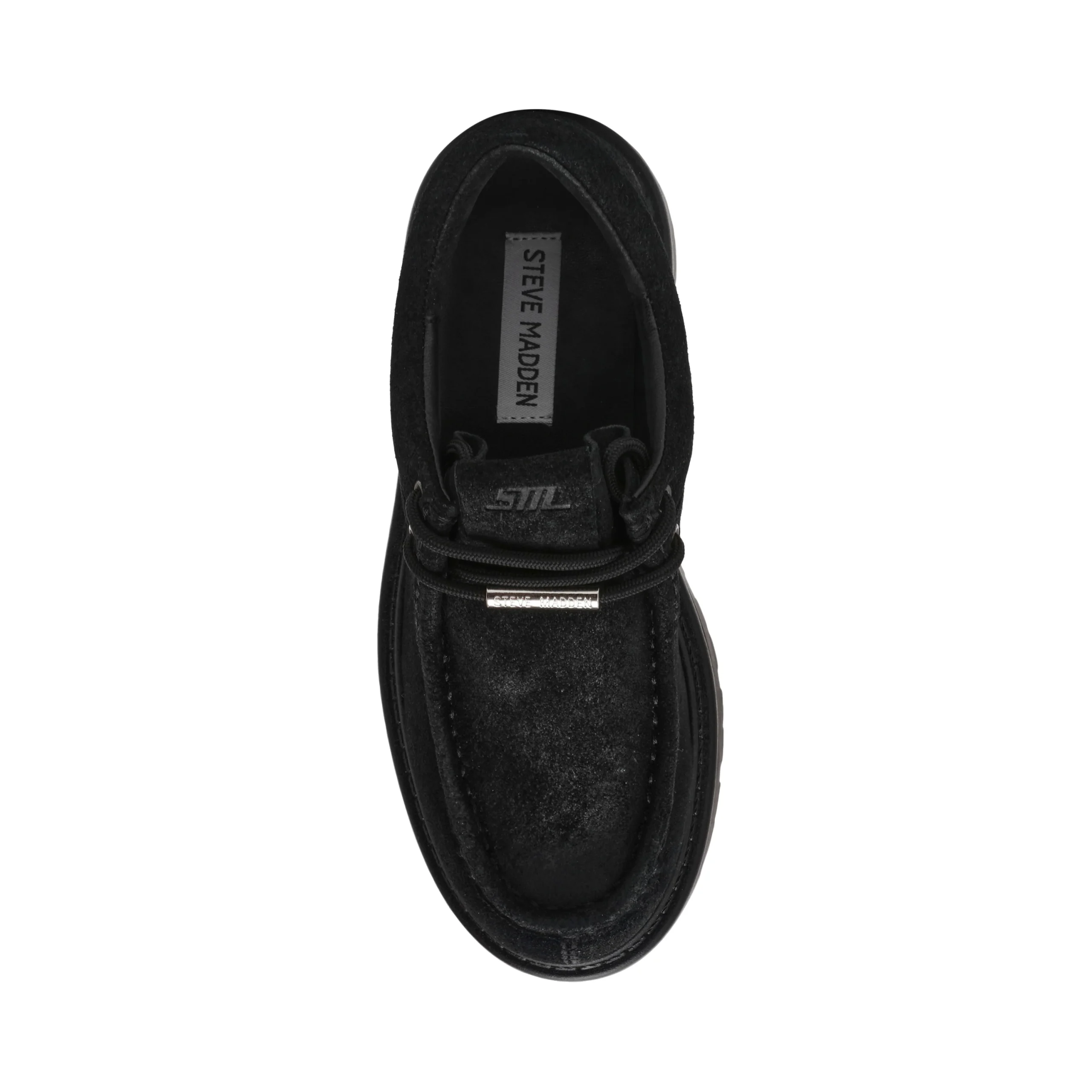 Offsetter Flat Shoe BLACK SUED – Image 7