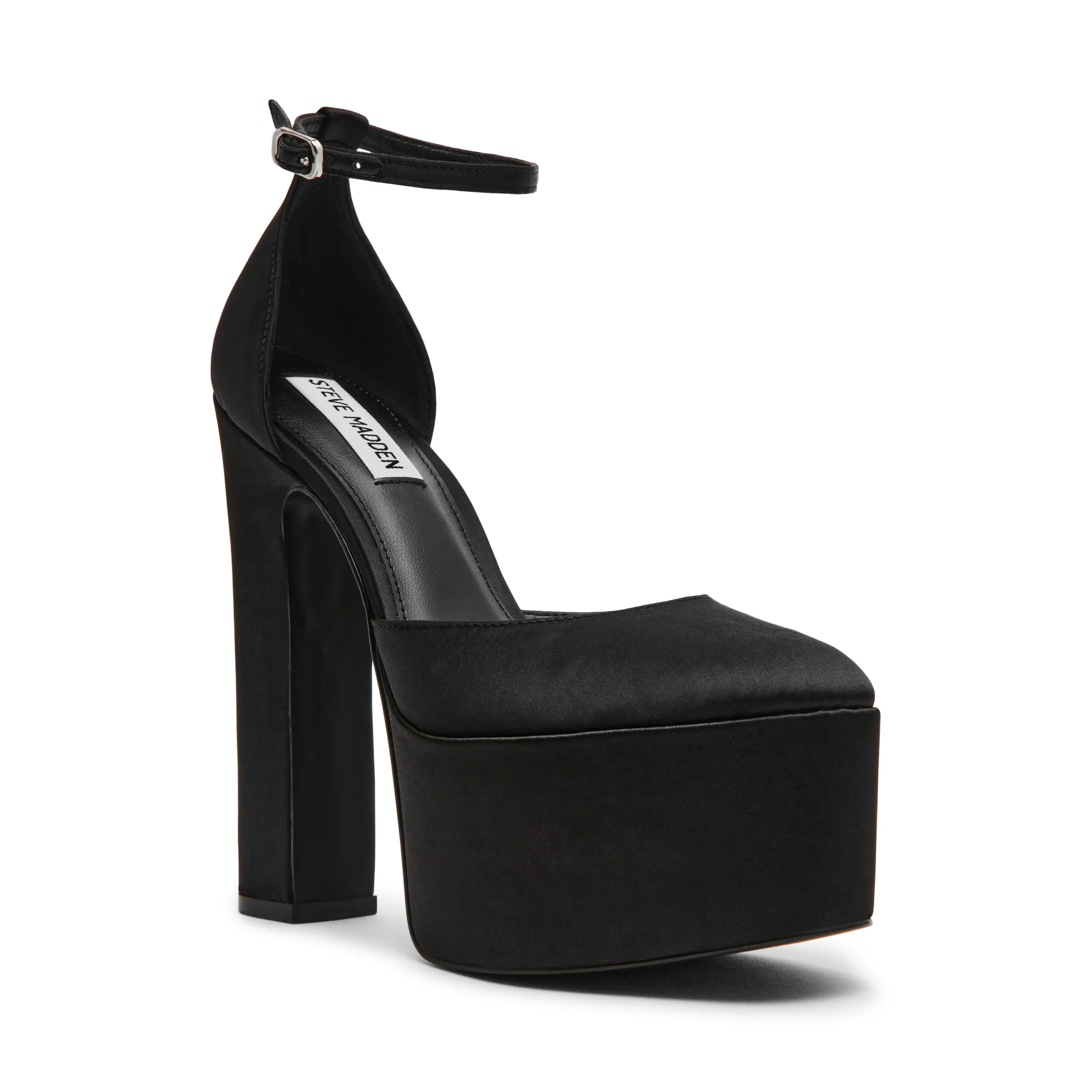 Selestine Pump BLK SATIN – Image 3