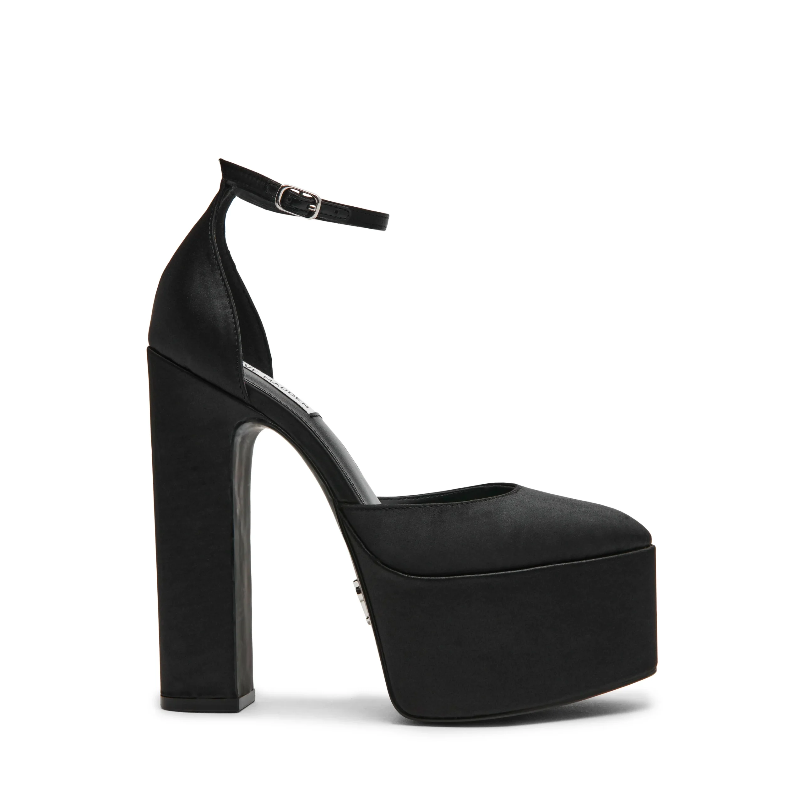 Selestine Pump BLK SATIN – Image 2