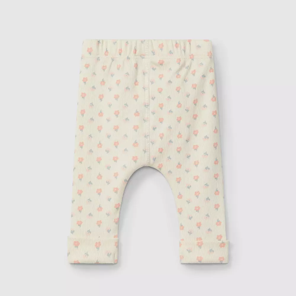 Leggings bébé fleuris – Image 3