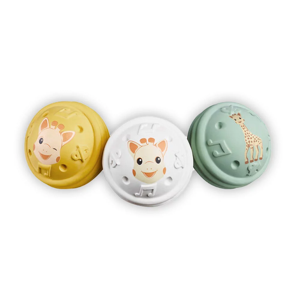 3 balles musicales Sophie la Girafe