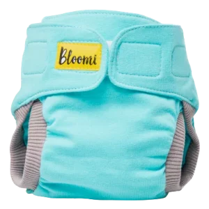 TE3 (tout-en-trois) à velcros CIEL TURQUOISE – Bloomi