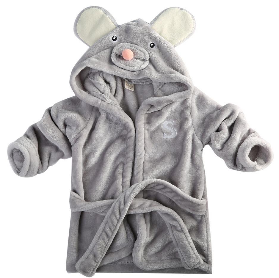PEIGNOIR/ROBE DE CHAMBRE POLAIRE ENFANT ANIMAUX – Image 6