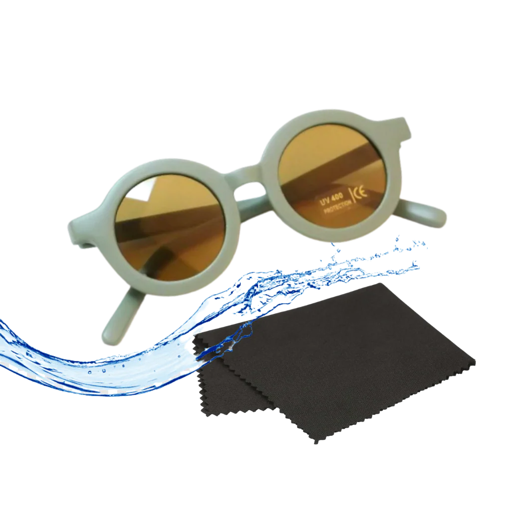 Lunettes de soleil rondes vintage pour enfant de 1 à 5 ans – Image 7